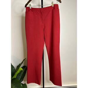 New York & Co Red City Stretch Dress Pant-Size 8‎